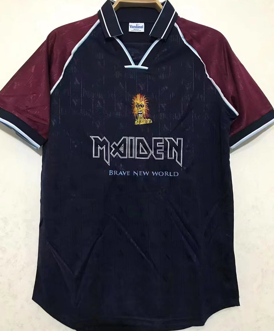 jersey 1999 iron maiden especial manga corta versión fan retro