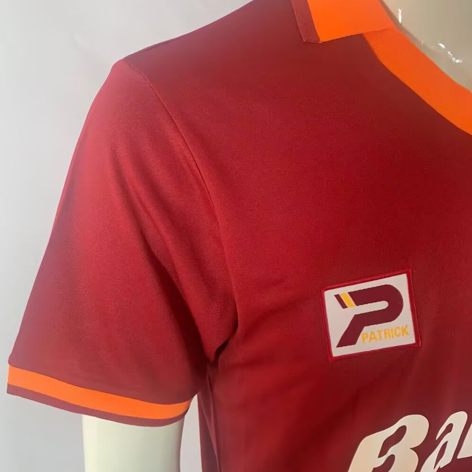 jersey 1983/1984 roma local manga corta versión fan retro
