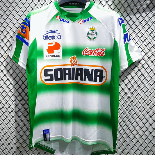 Jersey 2007/08 Santos Lugana Local Manga corta Versión Fan Retro