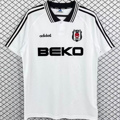 Jersey 1996/1997 Besiktas Local Manga corta Versión Fan Retro