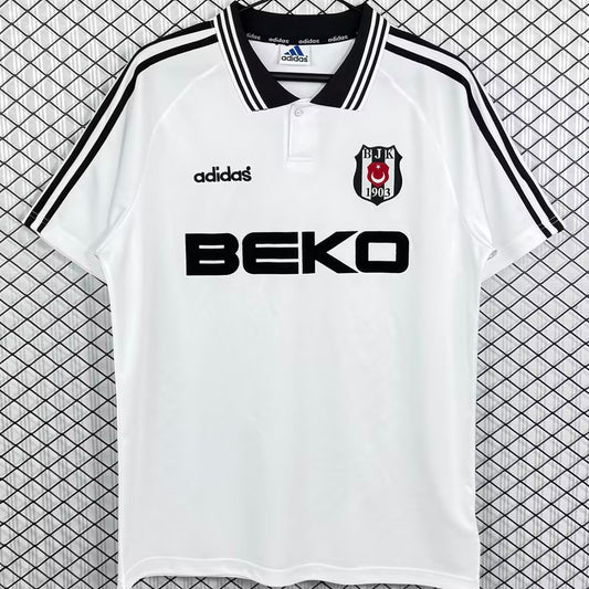 Jersey 1996/1997 Besiktas Local Manga corta Versión Fan Retro