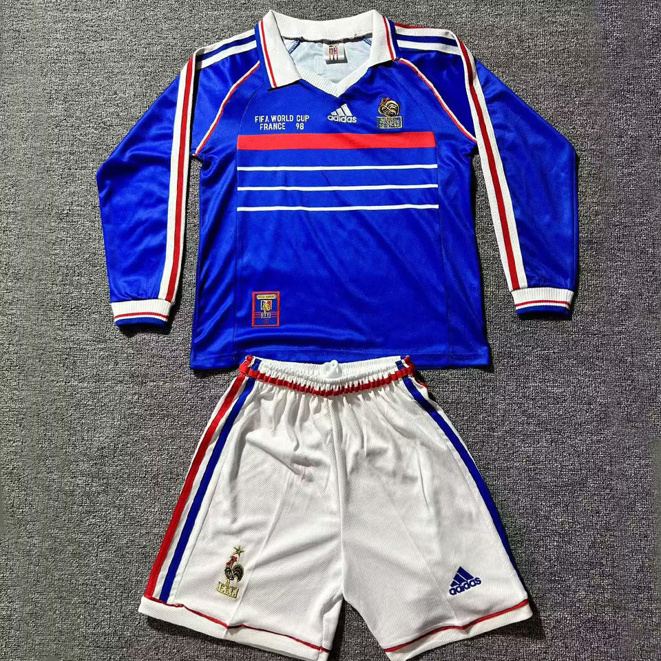 1998 francia local niño selecciones retro