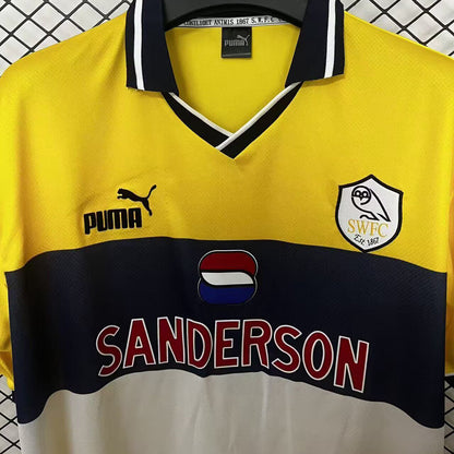 Jersey 1999 Sheffield Wednesday Visitante Manga corta Versión Fan Retro