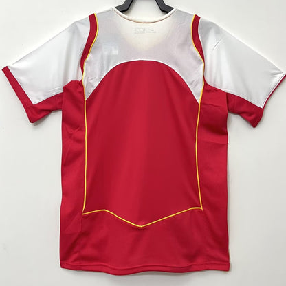 Jersey 2004/05 Arsenal Local Manga corta Versión Fan Retro