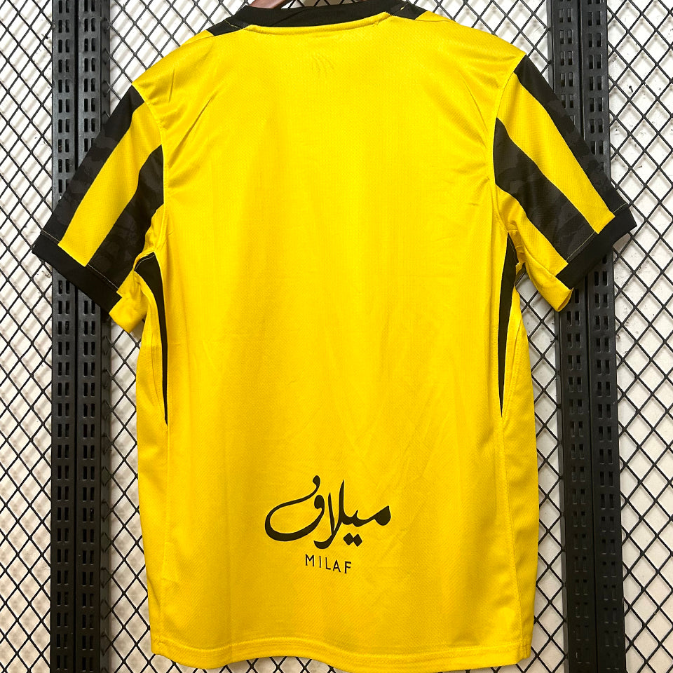 Jersey 2025/26 Al Ittihad Local Manga corta Versión Fan