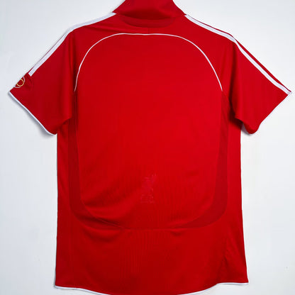 Jersey 2006/08 Liverpool Local Manga corta Versión Fan Retro