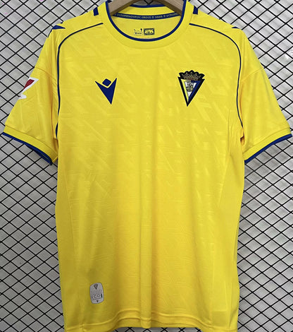 Jersey 2025/26 Cadiz Local Manga corta Versión Fan