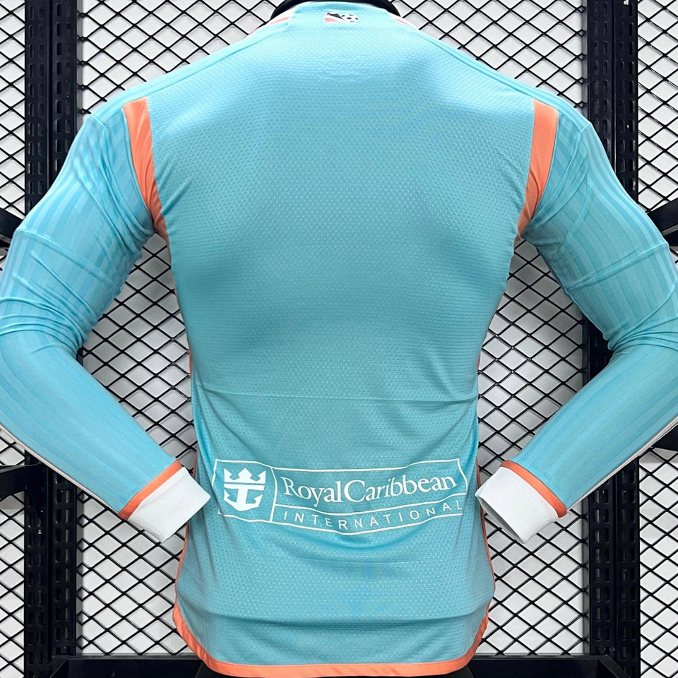 jersey 2024/25 inter miami tercero manga larga versión jugador
