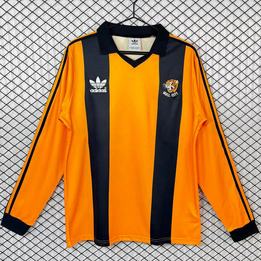 Jersey 1981/1982 Hull City Local Manga larga Versión Fan Retro