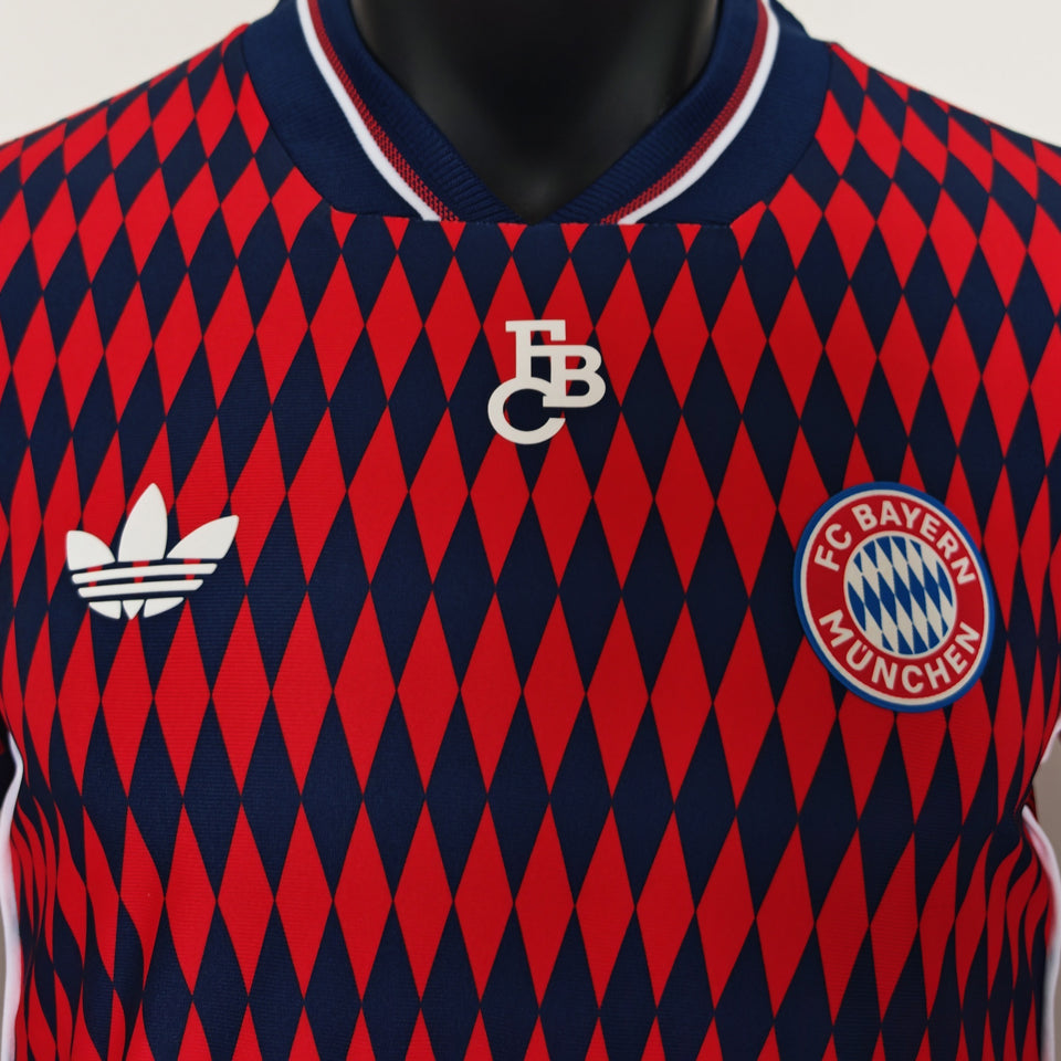 jersey 2025/26 bayern munich especial manga corta versión jugador retro