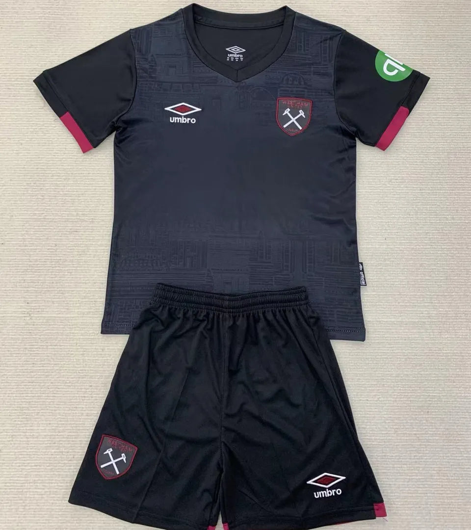 Jersey 2024/25 West Ham Visitante Manga corta Niño