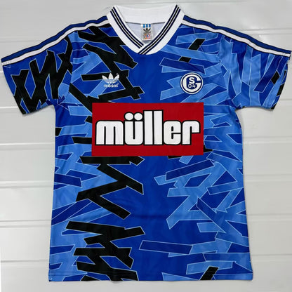 Jersey 1993/1994 Schalke 04 Local Manga corta Versión Fan Retro