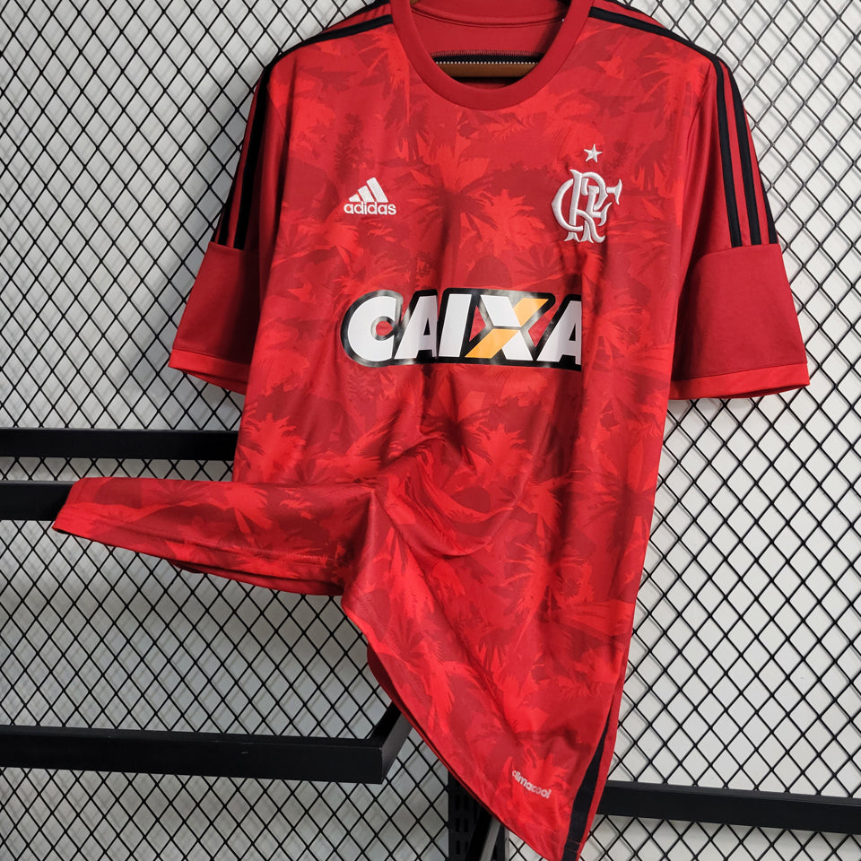 jersey 2014/15 flamengo tercero manga corta versión fan retro
