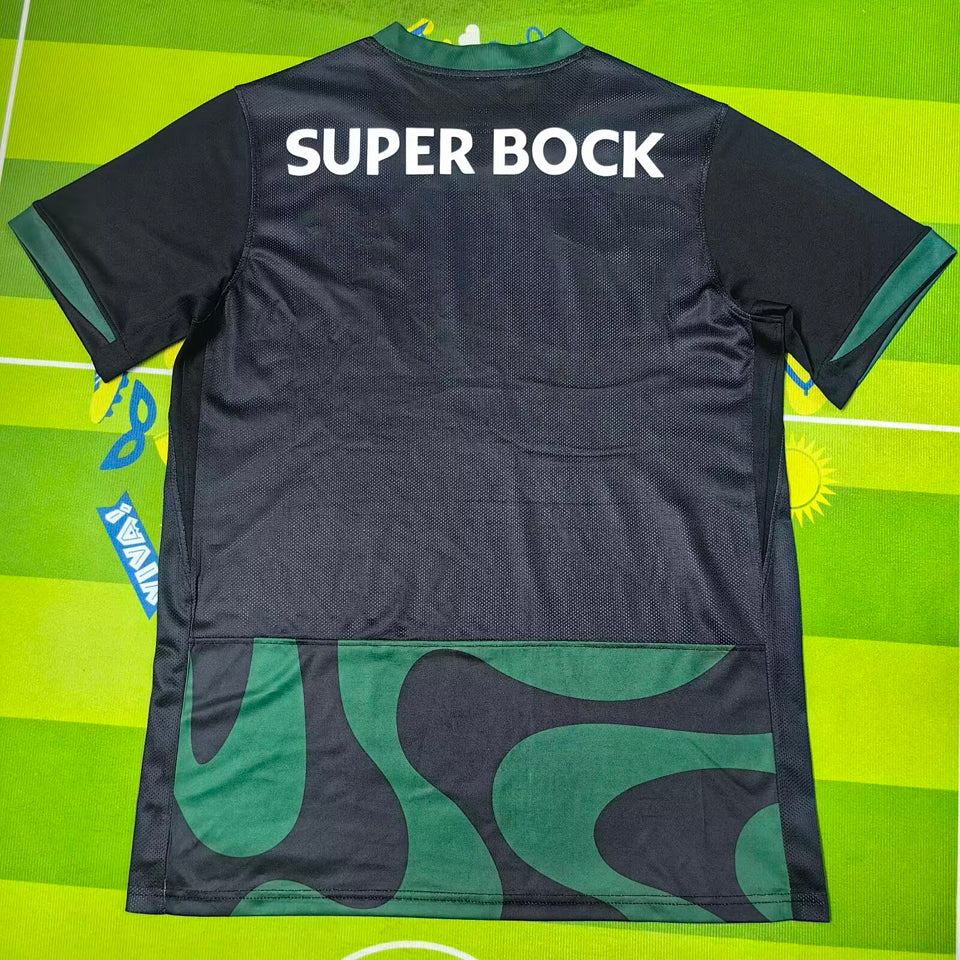 jersey 2025/26 sporting lisbon visitante manga corta versión fan
