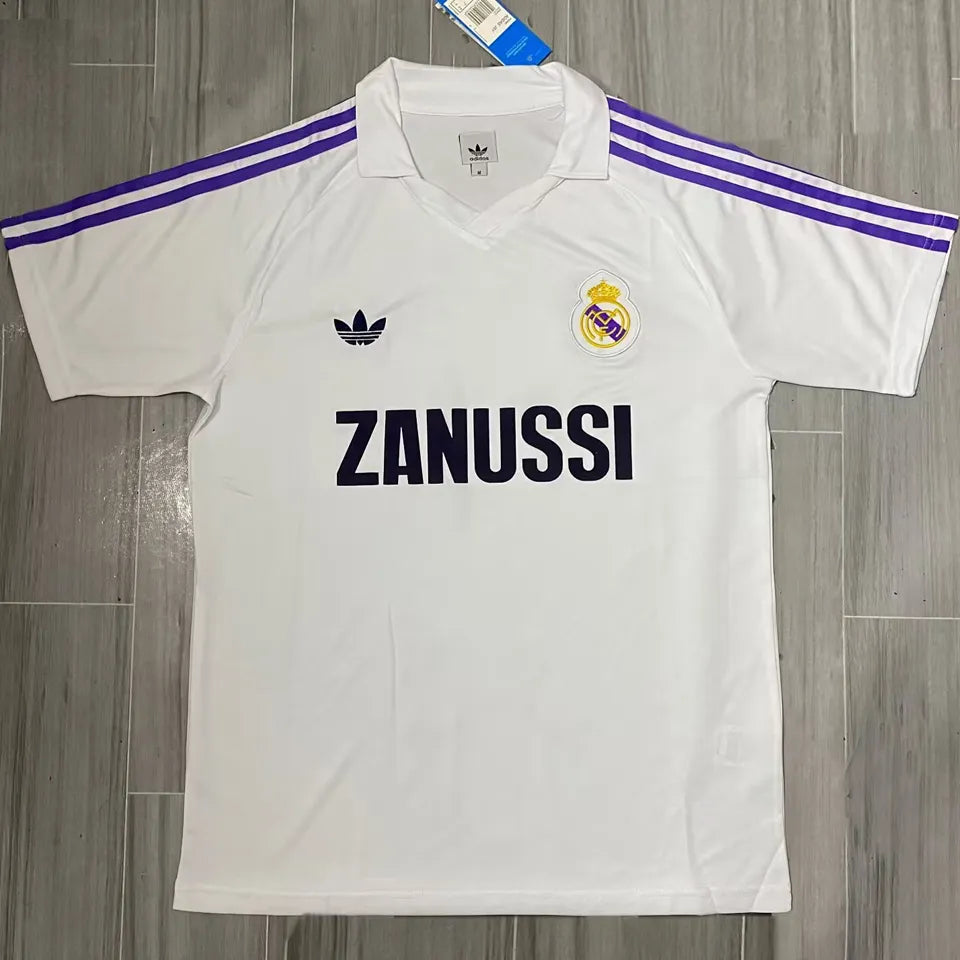 Jersey 1984/85 Real Madrid Local Manga corta Versión Fan Retro