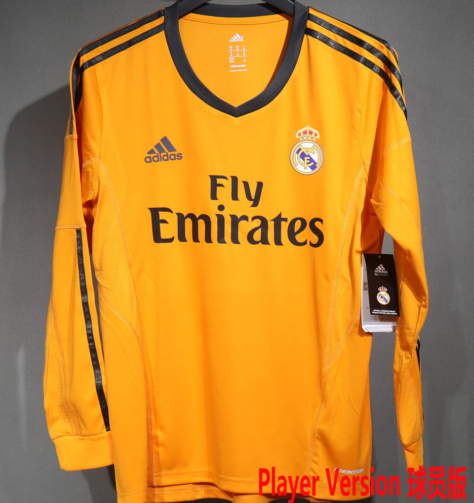 jersey 2013/14 real madrid especial manga larga versión jugador retro