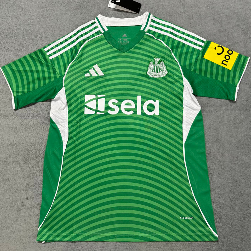 Jersey 2025/26 Newcastle Visitante Manga corta Versión Fan