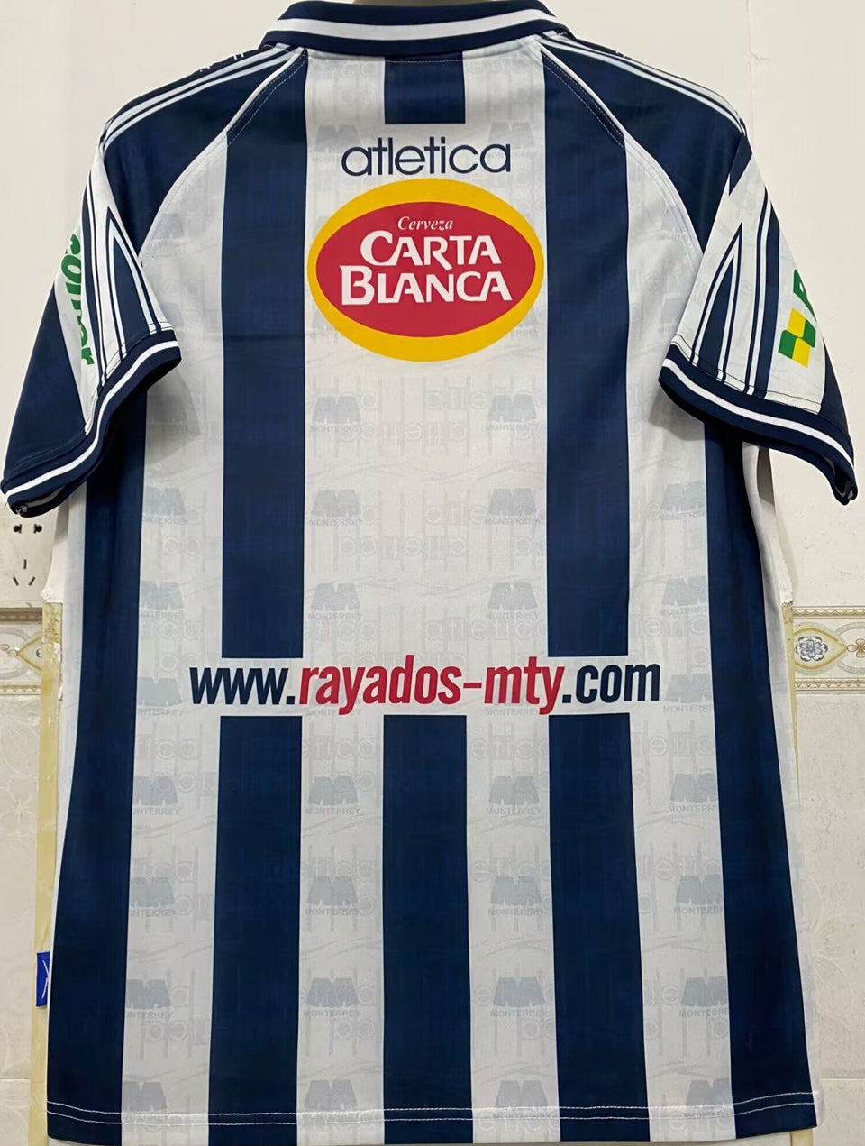 Jersey 1999/00 Monterrey Local Manga corta Versión Fan Retro