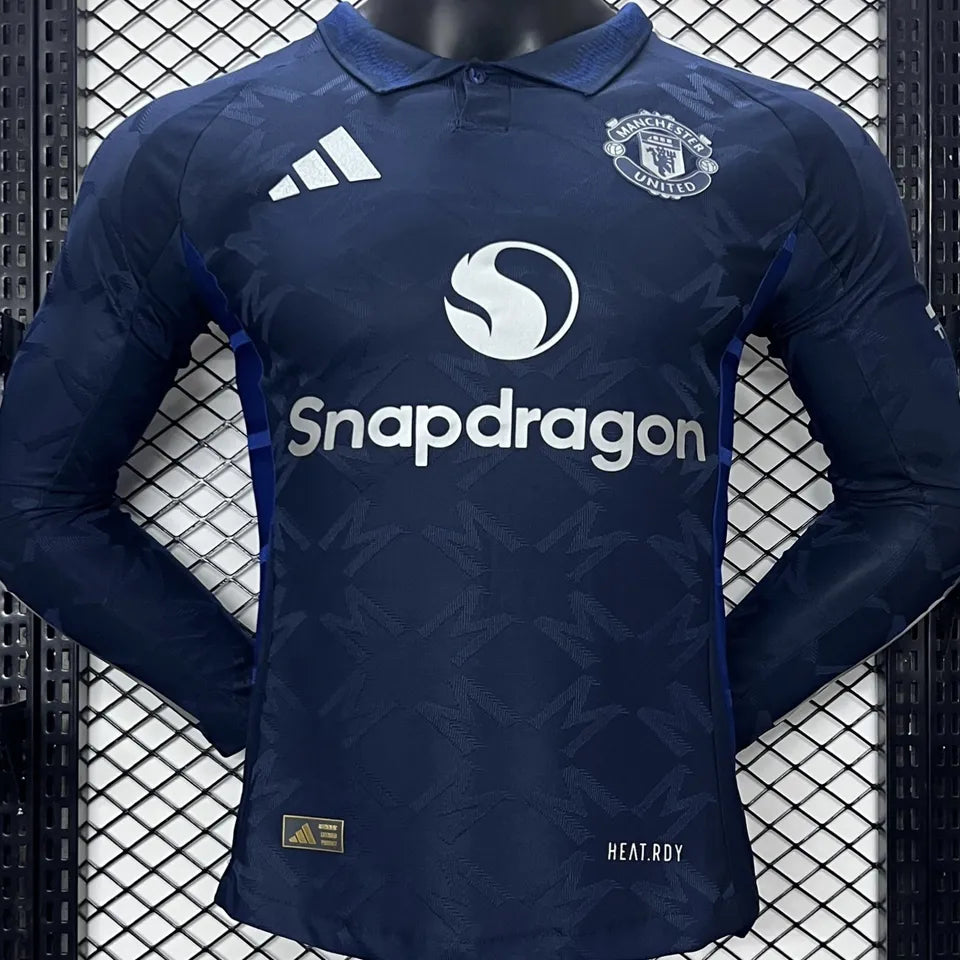 Jersey 2024/25 Manchester United Visitante Manga larga Versión Jugador