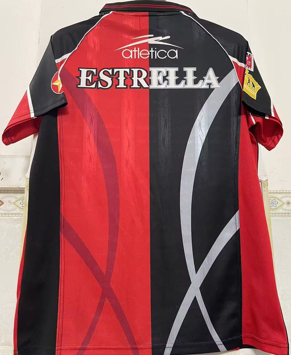 jersey 1999/2000 atlas local manga corta versión fan retro