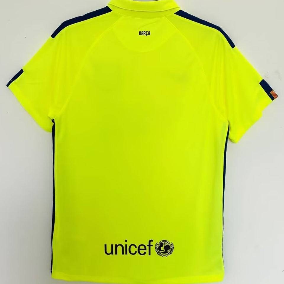 Jersey 2014/15 Barcelona Tercero Manga corta Versión Fan Retro