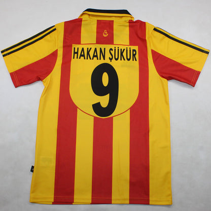 Jersey 1999/2000 Galatasaray Local Manga larga Versión Fan Retro