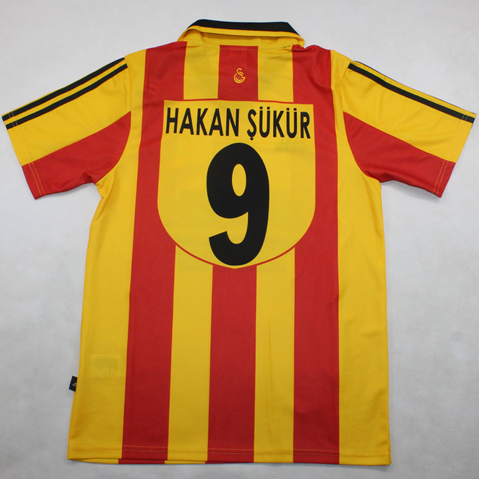 Jersey 1999/2000 Galatasaray Local Manga larga Versión Fan Retro