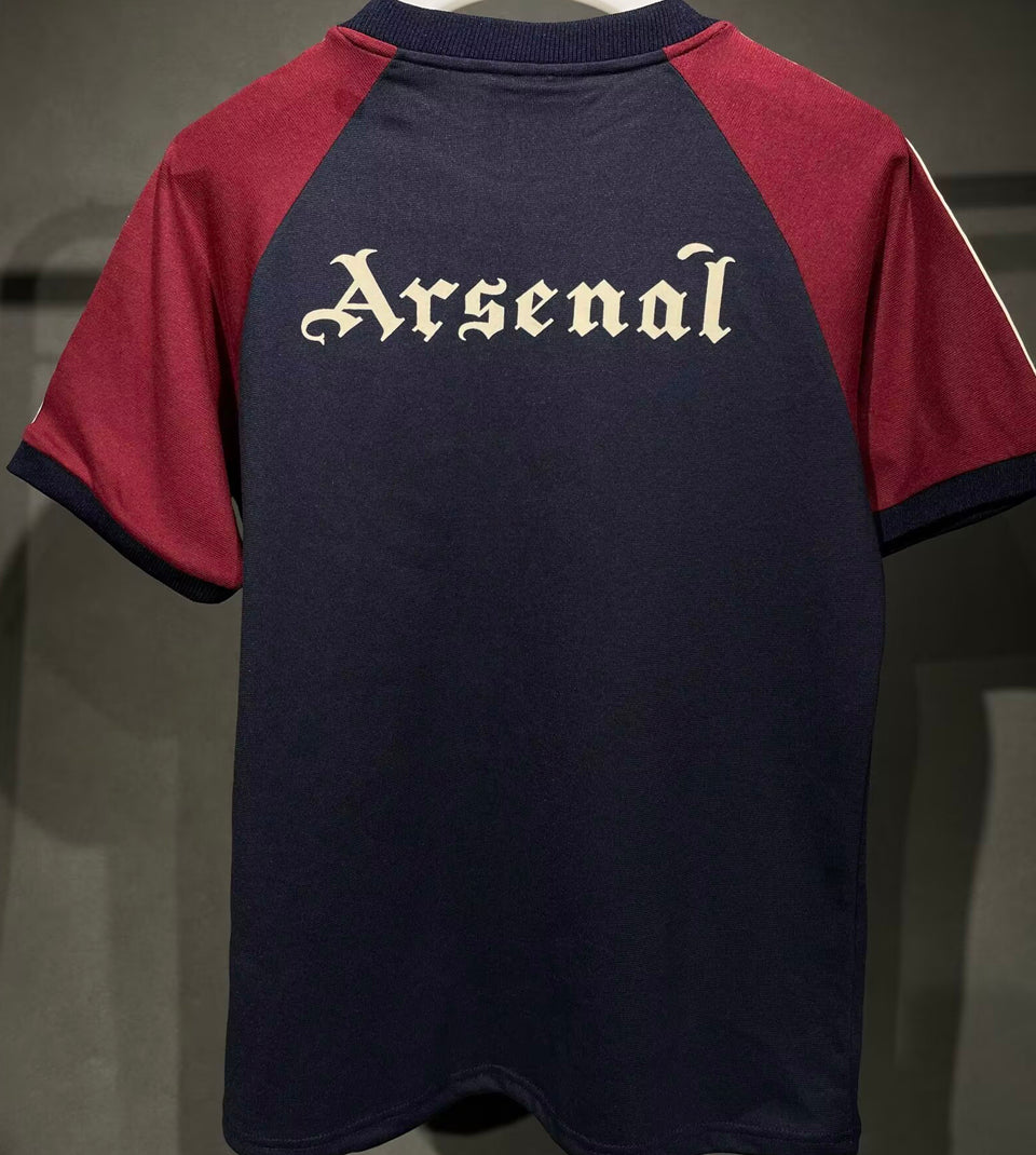 jersey 2025 arsenal especial manga corta versión fan retro