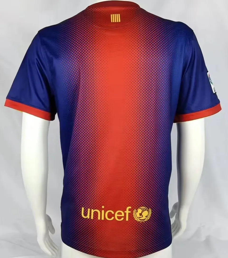 Jersey 2012/13 Barcelona Local Manga corta Versión Fan Retro