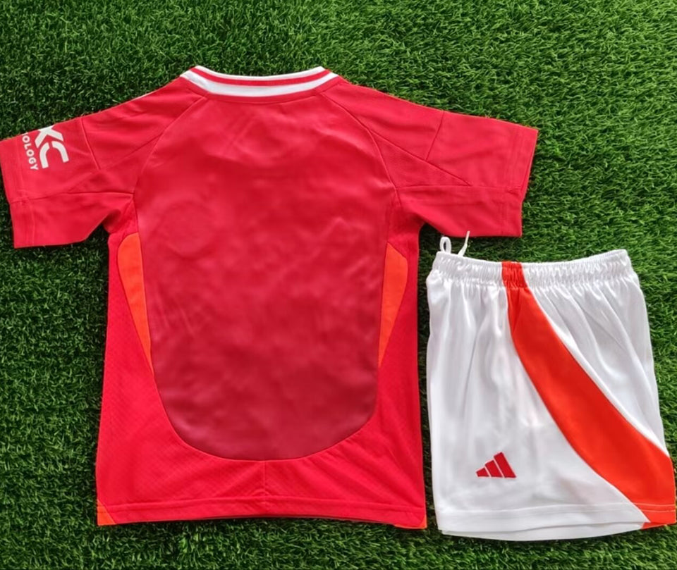 Jersey 2024/25 Manchester United Local Manga corta Niño