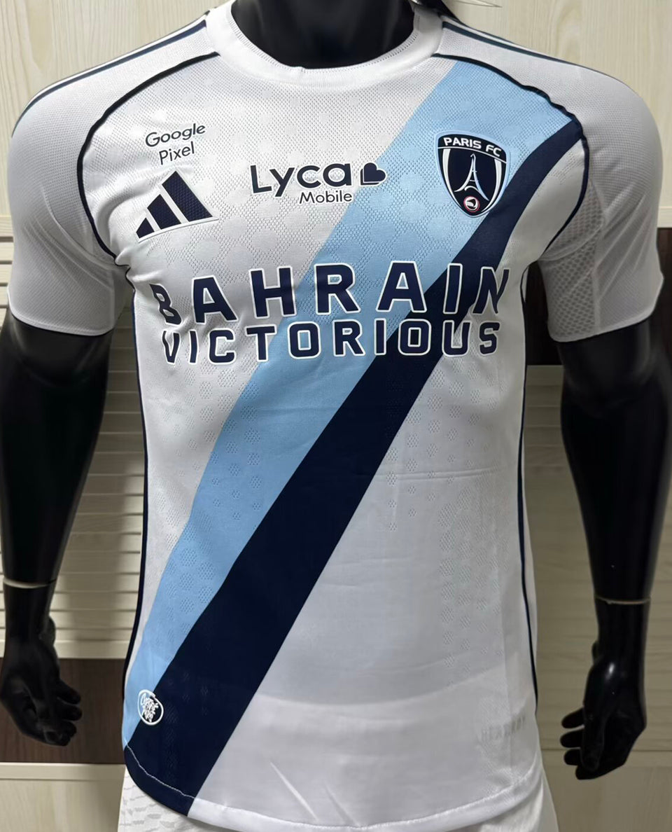 jersey 2025/26 paris fc visitante manga corta versión jugador