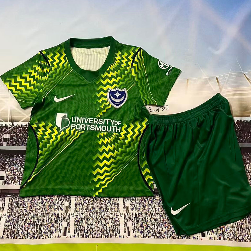 jersey 2026/27 portsmouth portero manga corta niño