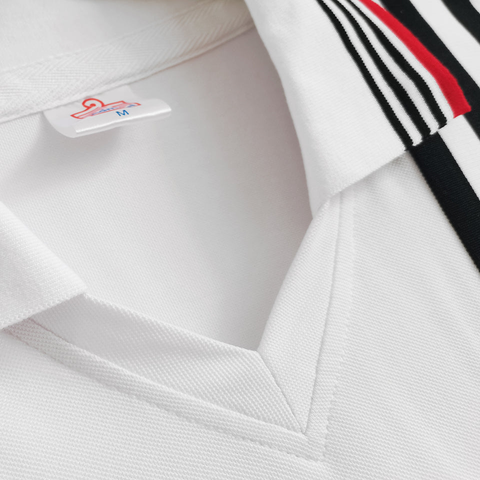 jersey 1975/1980 manchester united visitante manga corta versión fan retro