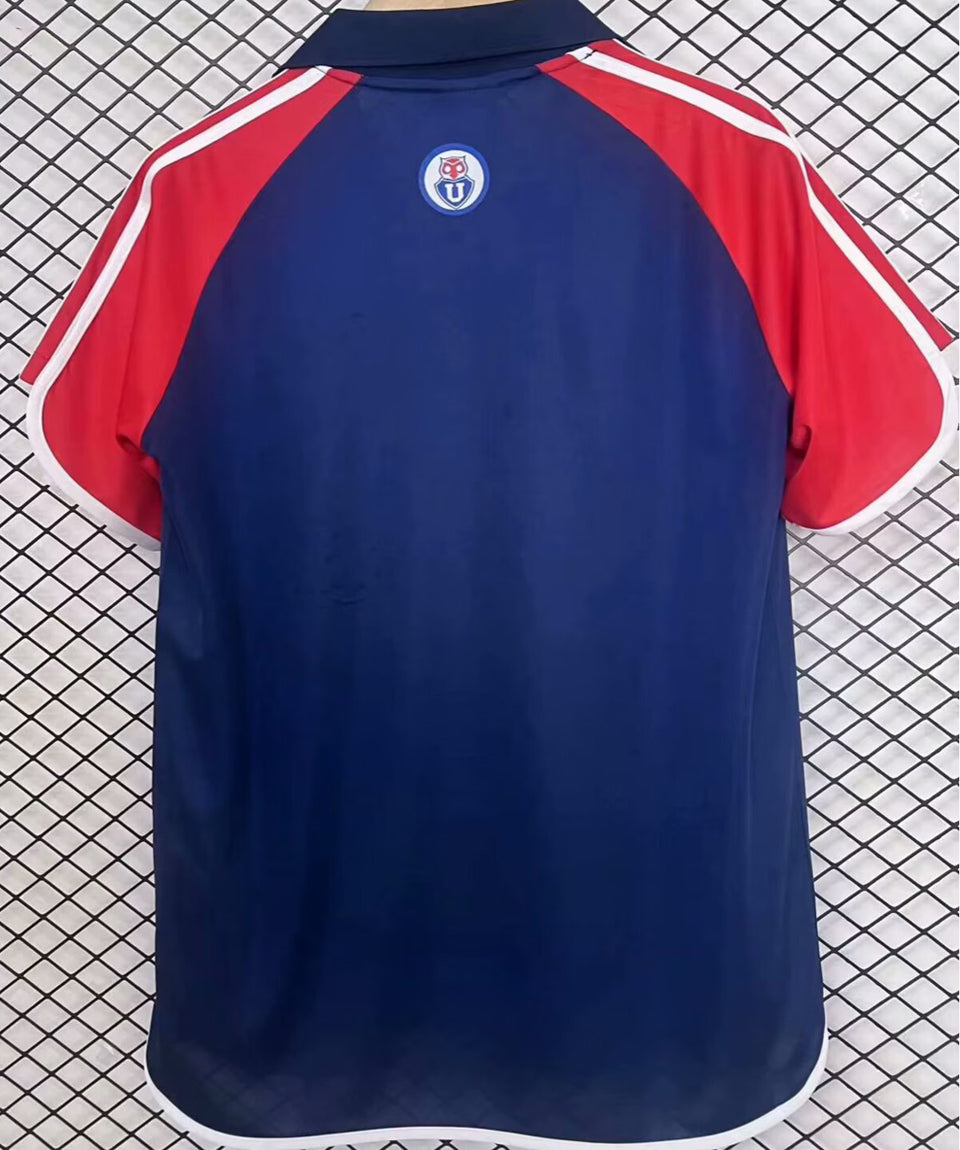 jersey 2001/02 universidad de chile local manga corta versión fan retro