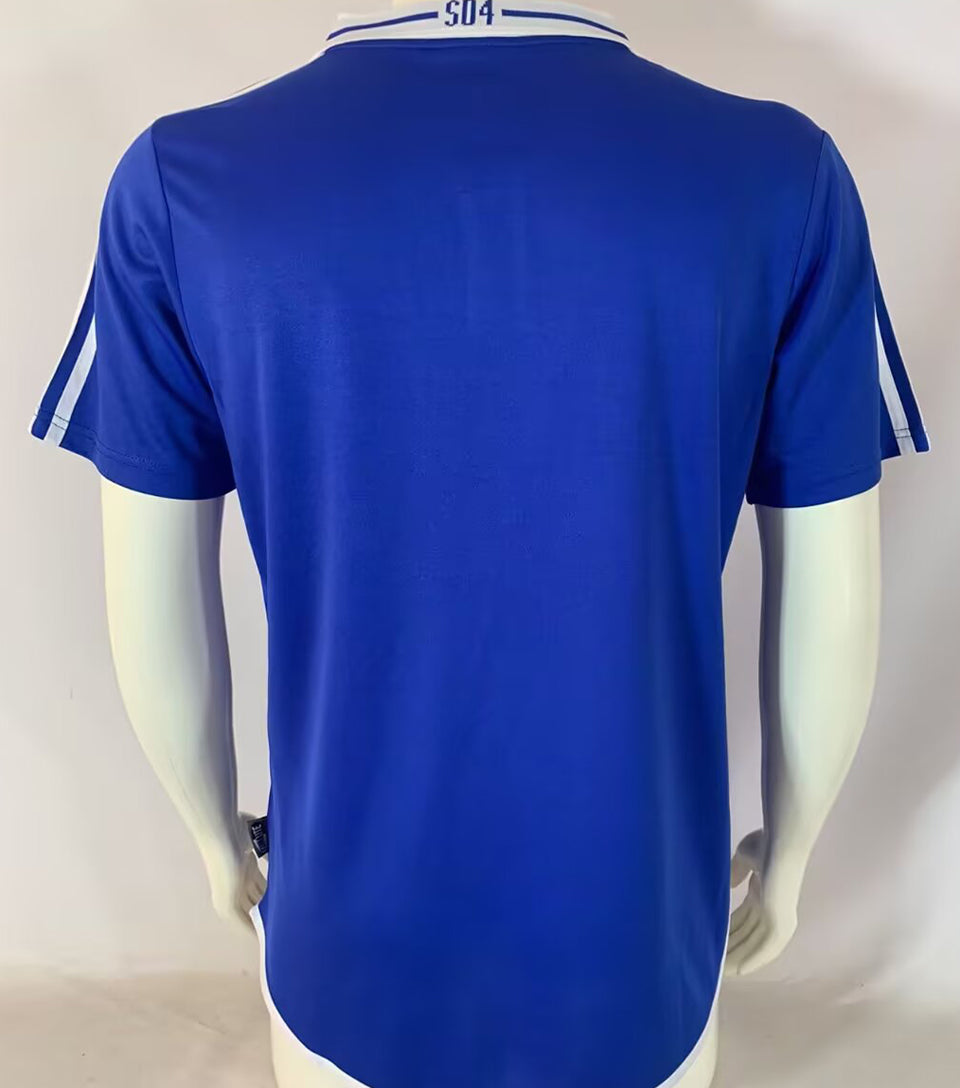 Jersey 2000/2002 Schalke 04 Local Manga corta Versión Fan Retro