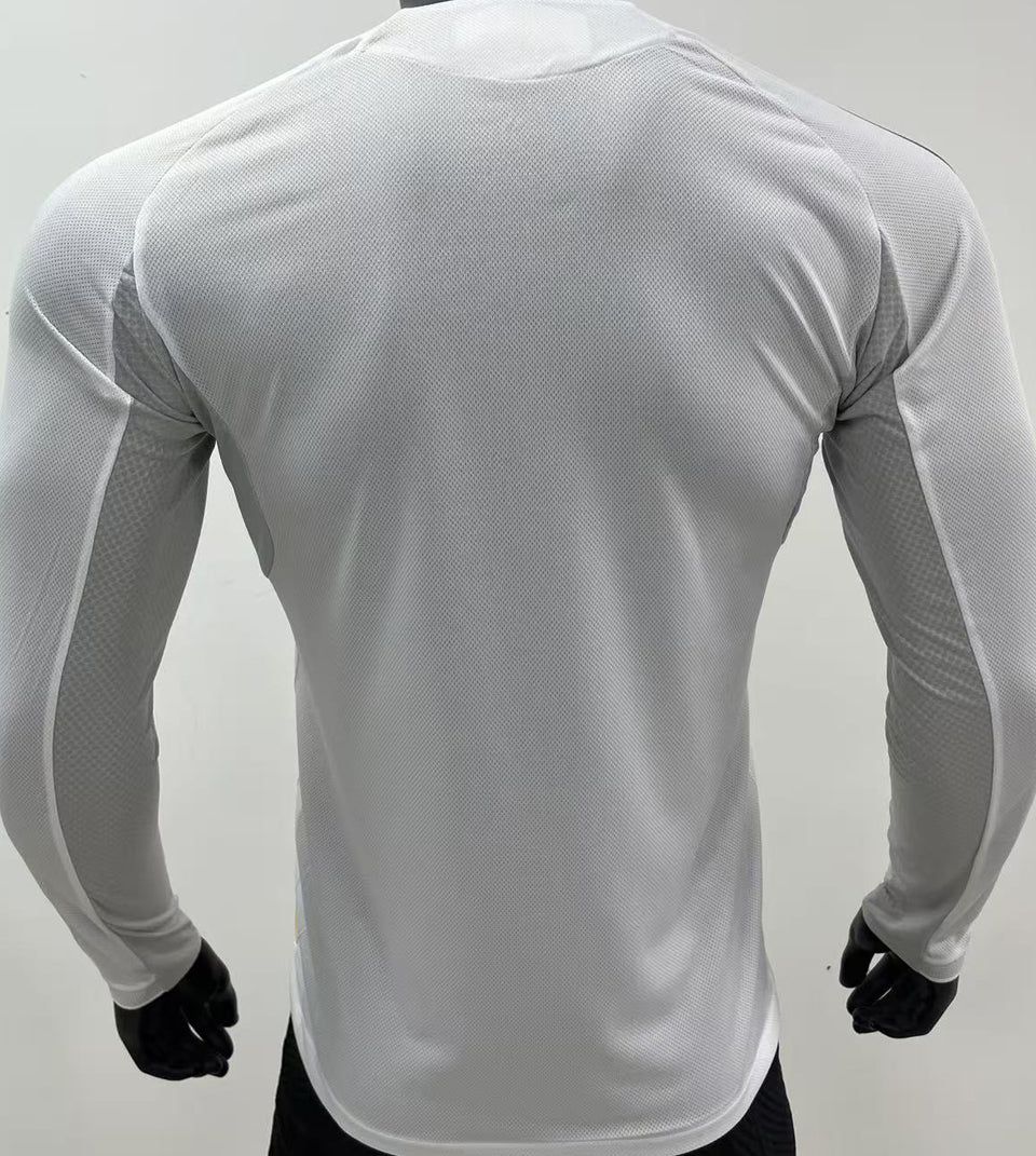 jersey 2025/26 real madrid local manga larga versión jugador