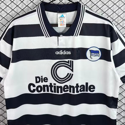 Jersey 1998/1999 Hertha BSC Local Manga corta Versión Fan Retro