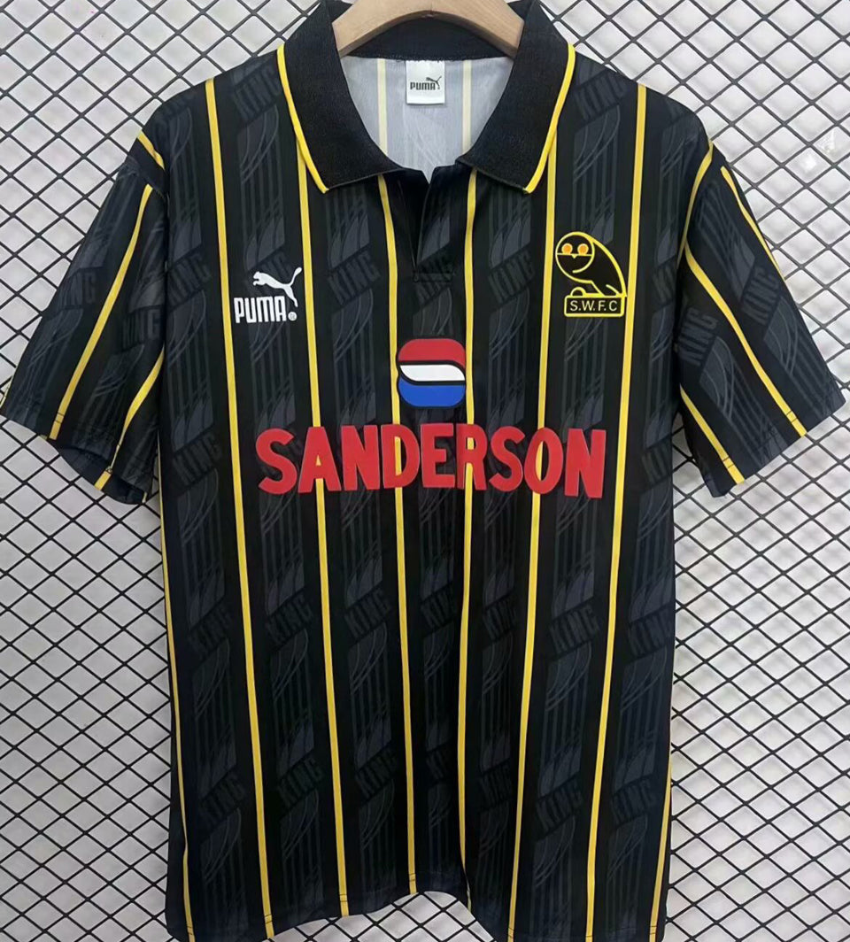 jersey 1993/94 sheffield wednesday visitante manga corta versión fan retro