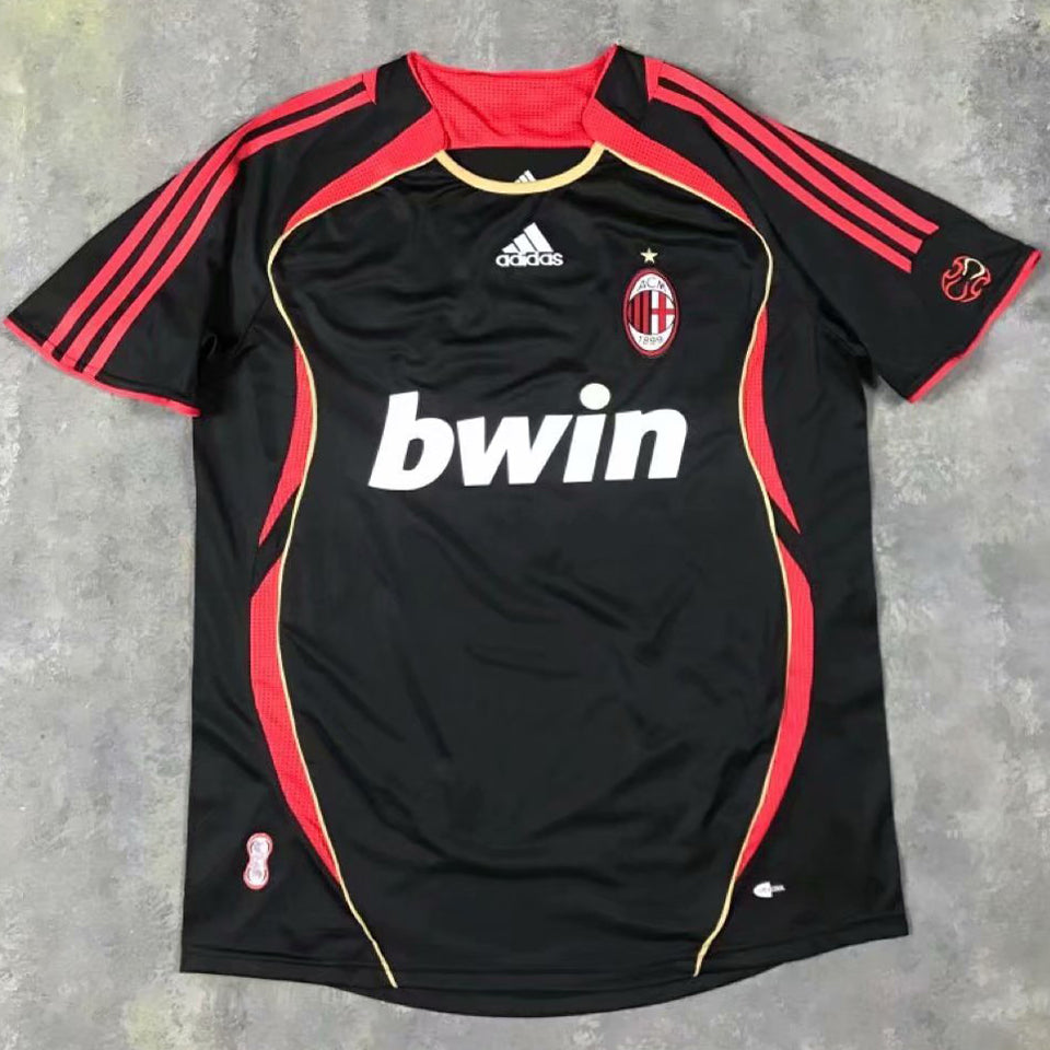 jersey 2006/07 ac milan tercero manga corta versión fan retro