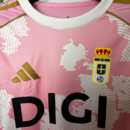 Jersey 2026 Real Oviedo Pink Especial Manga corta Versión Fan