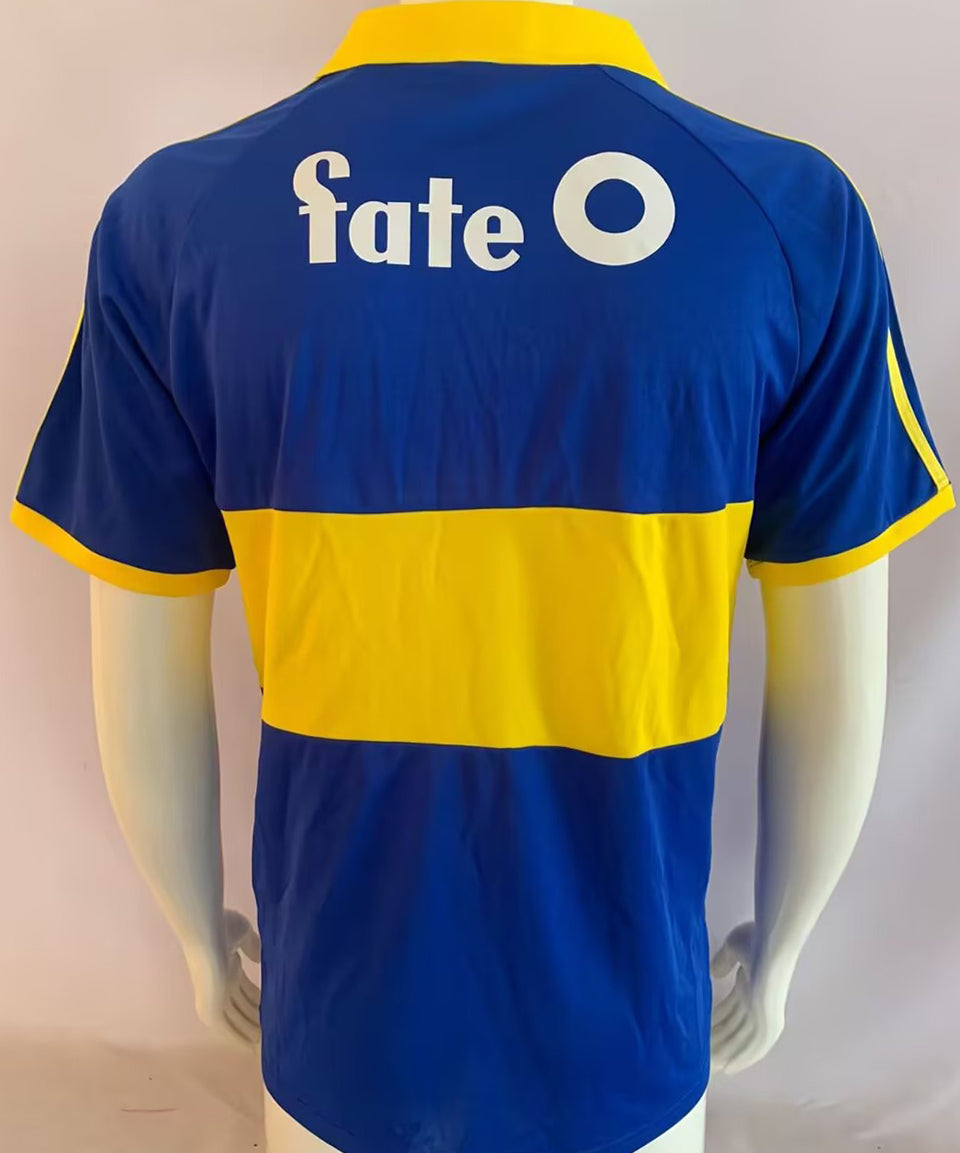 jersey 1986/1988 boca local manga corta versión fan retro