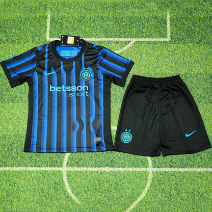 Jersey 2025/26 Inter Milan Local Manga corta Niño