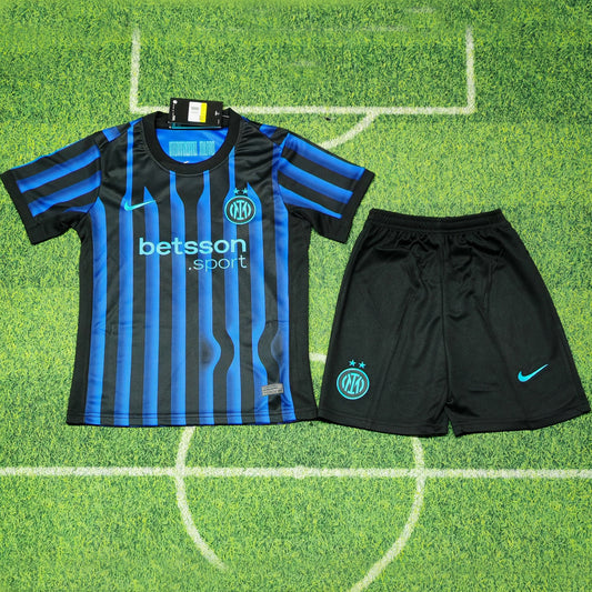 Jersey 2025/26 Inter Milan Local Manga corta Niño