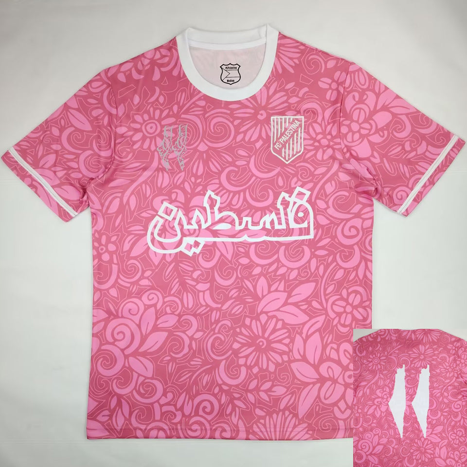 2025/26 fc palestine pink especial versión fan selecciones