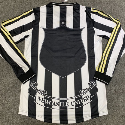 Jersey 1997/99 Newcastle Local Manga larga Versión Fan Retro