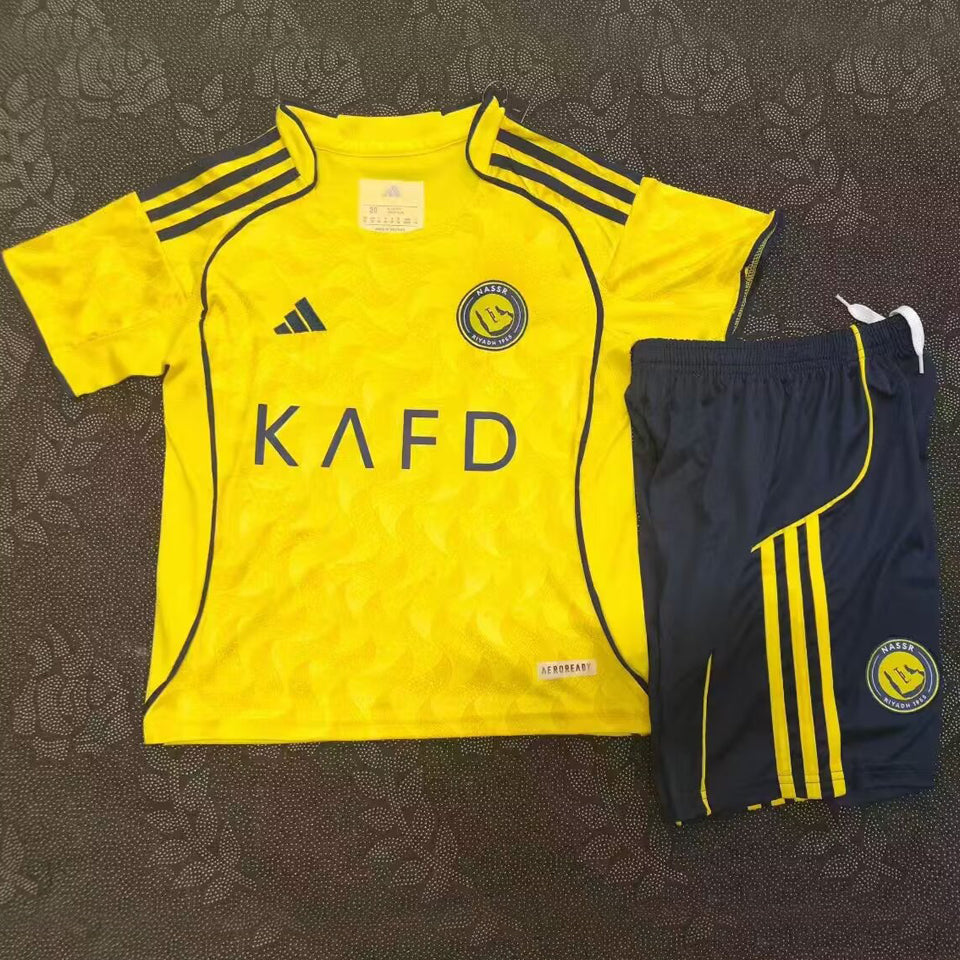 jersey 2025/26 al nassr local manga corta niño