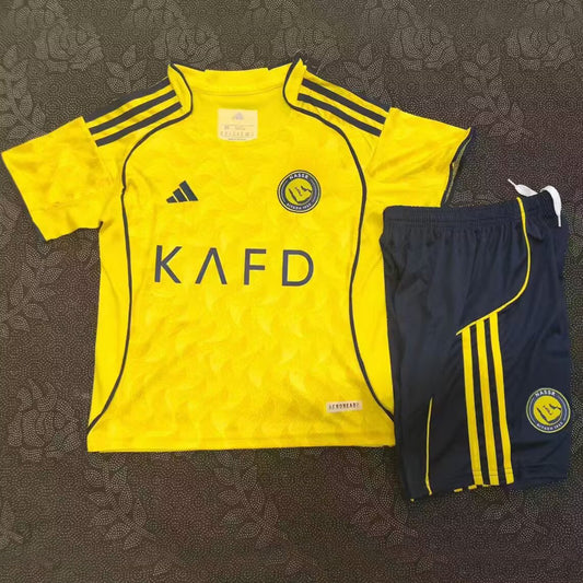 Jersey 2025/26 Al Nassr Local Manga corta Niño