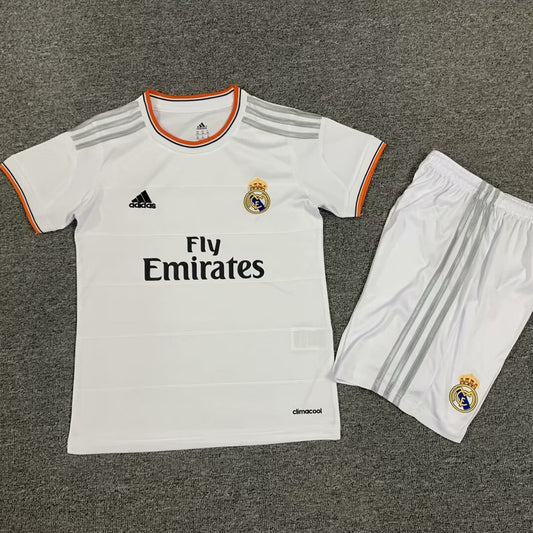 Jersey 2013/14 Real Madrid Local Manga corta Niño Retro