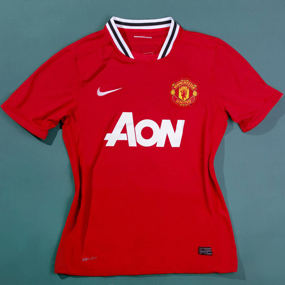 jersey 2011/12 manchester united local manga corta versión fan retro