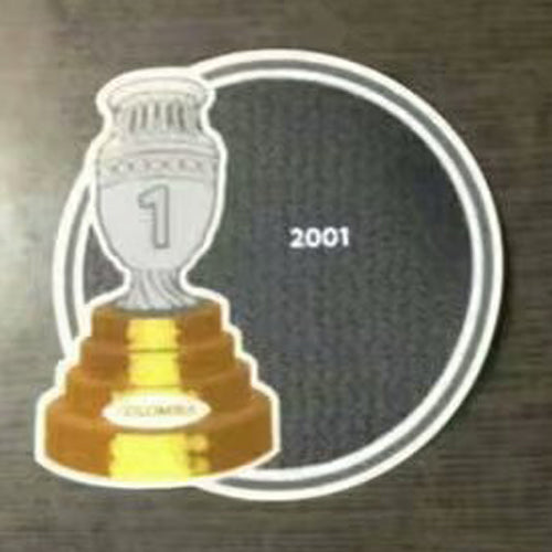 2001 copa america cup patch 2001 parches/letras